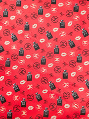 Designer Chanel Crafts Leather Fabric for Sneakers Upholstery