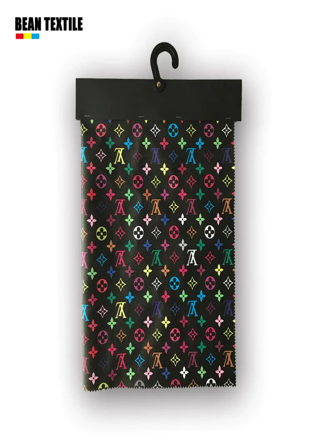 LV rainbow vinyl craft leather fabric online