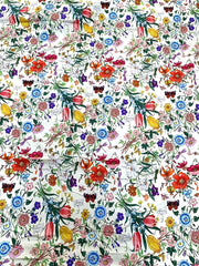 Floral Gucci Blooming Fabric For Custom DIY Upholstery Fabric Sold by Yard