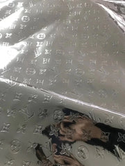 Shiny Silver LV leather for Bag