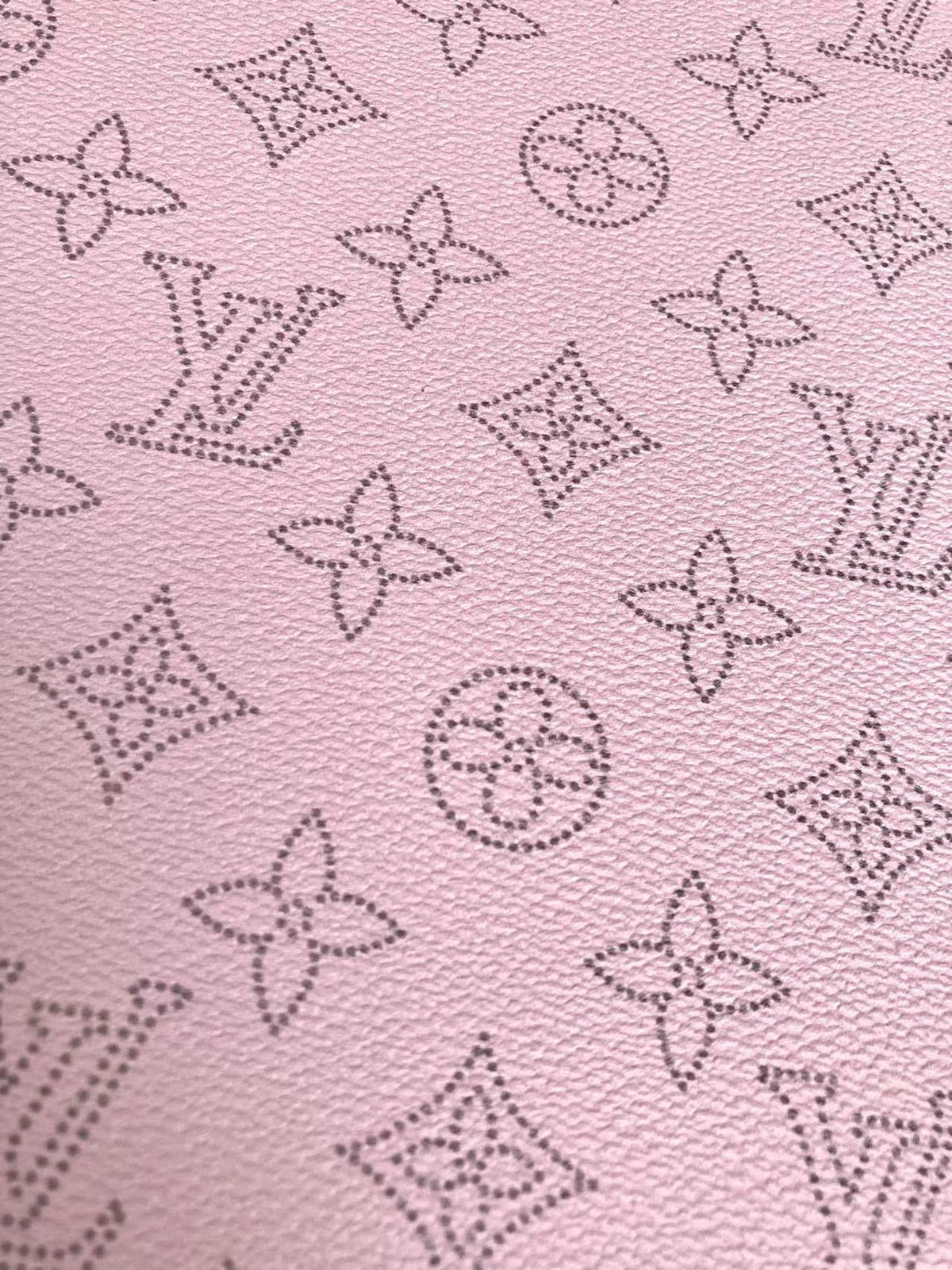 Pink Dot LV Leather for Custom Sneakers Bag Handcrafted