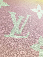 Colorful LV By the Pool Leather Fabric for Bag Custom