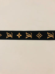 Golden Bronzing LV Elastic Band Straps