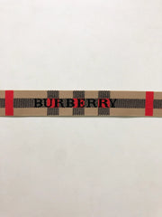 Burberry Check Elastic Band Straps