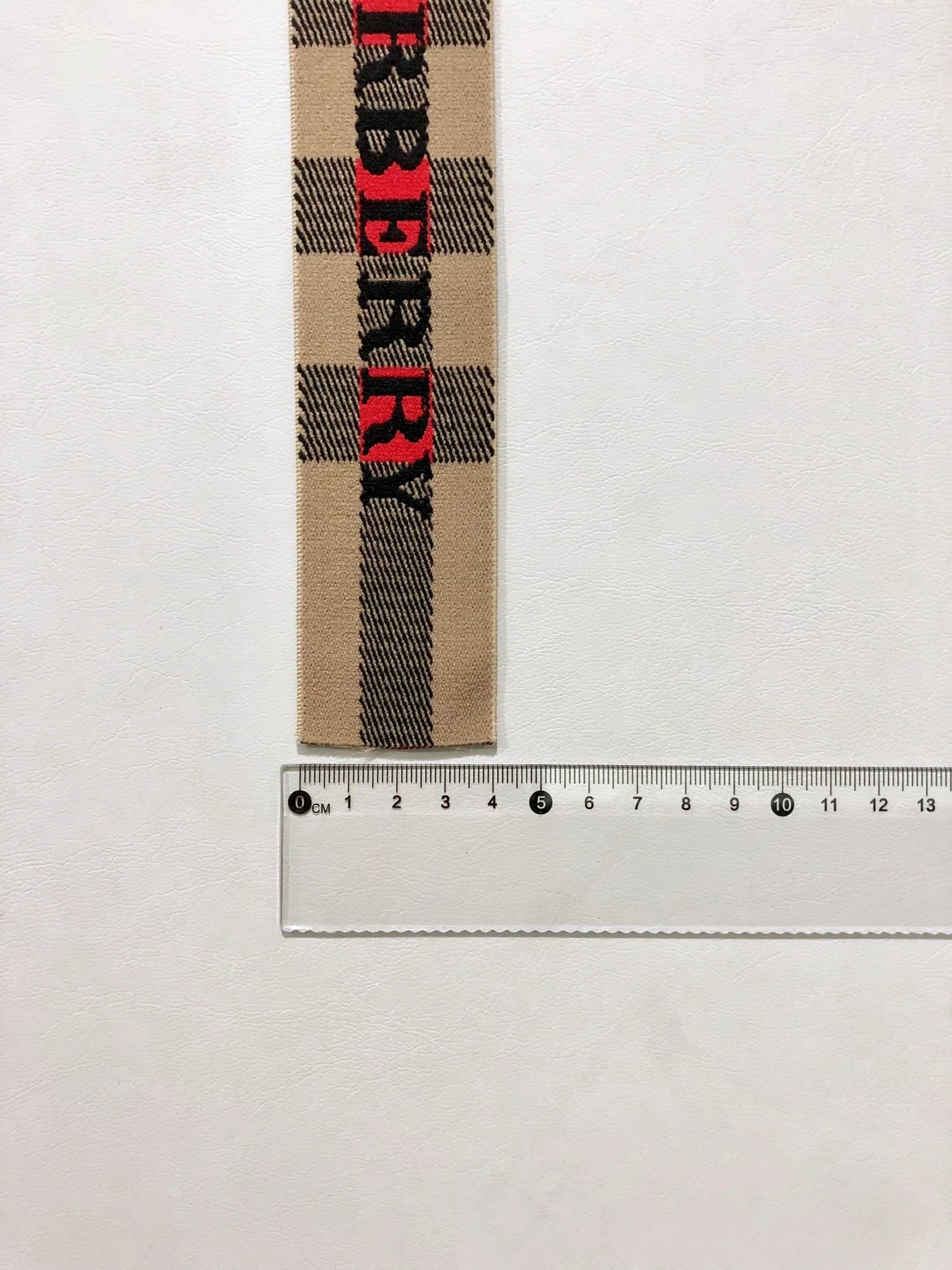 Burberry Check Elastic Band Straps