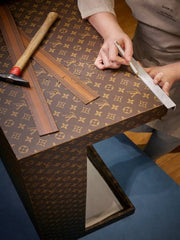 Classic LV vinyl crafting leather fabric for bag