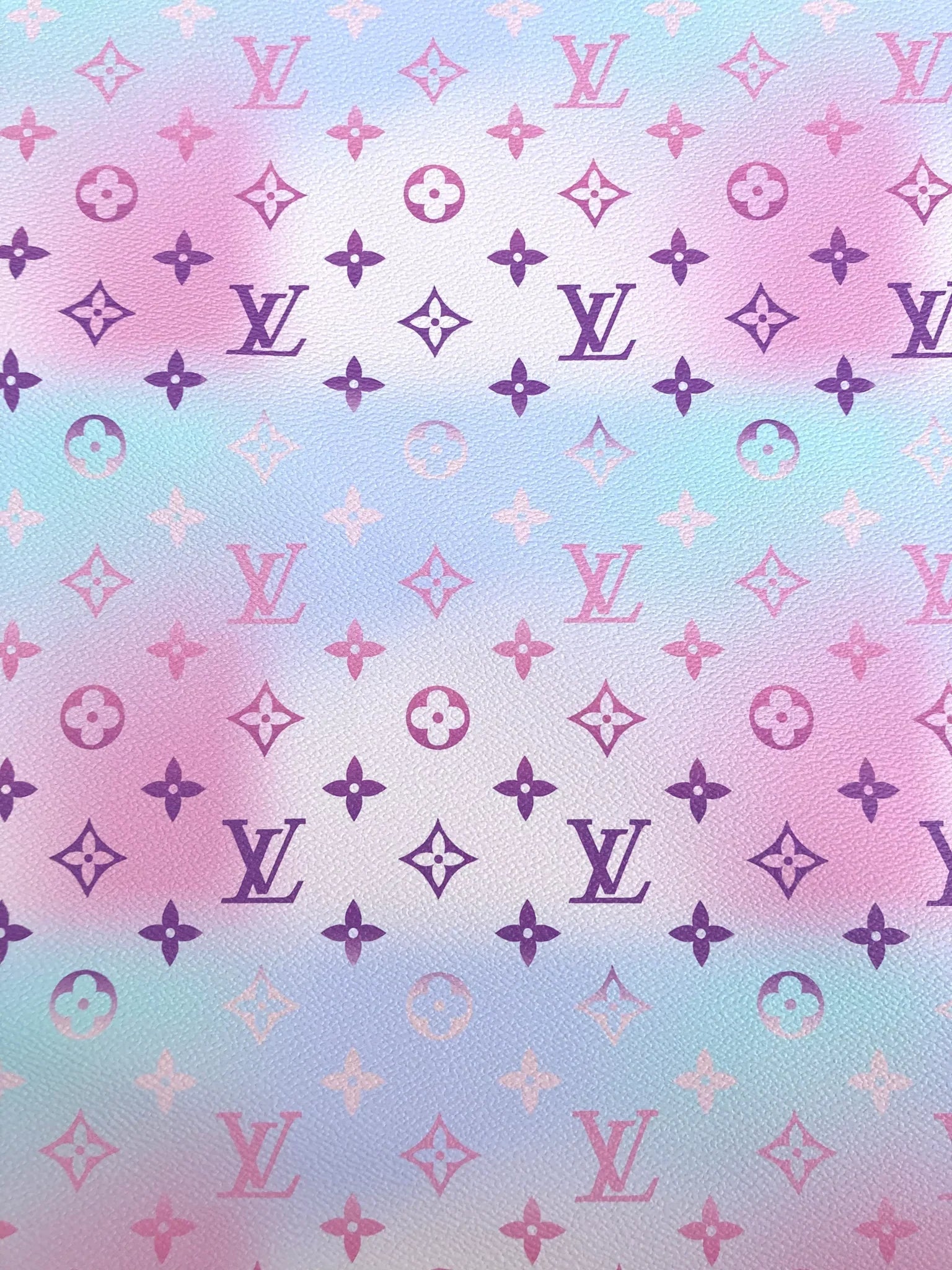 By The Pool LV Regular Size Leather Fabric Vinyl Handmade Customshoes