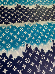 Blue Watercolor Normal Size LV leather
