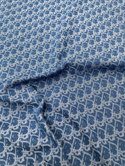 Handmade Denim Dior Fabric for Custom DIY Sold by Yard