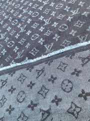 Black Denim LV Fabric
