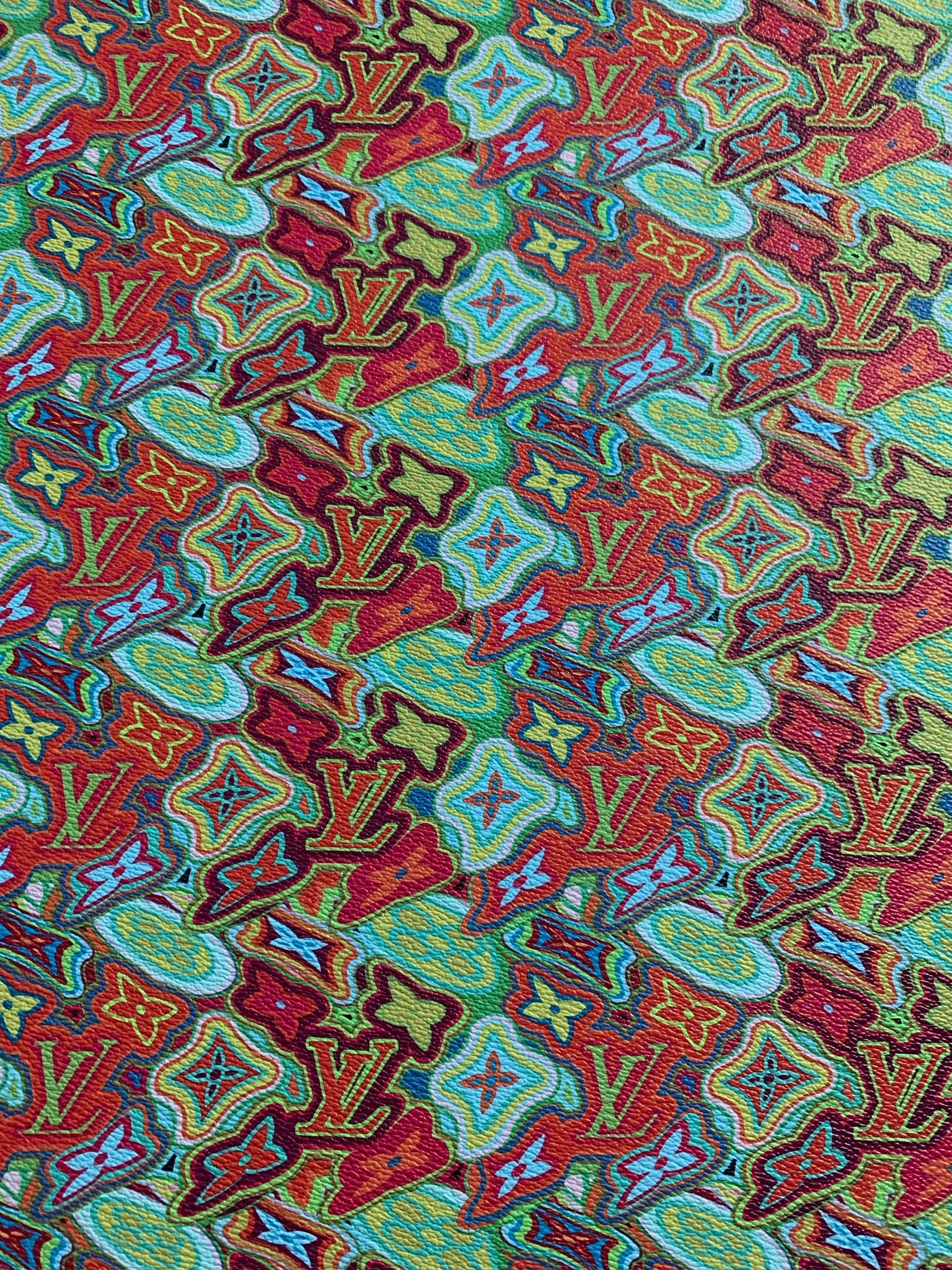 New LV Colorful Leather for Custom and Bag