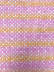 DIY Custom Sneakers Leather Sunset LV Vinyl