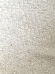 Handmade Leather White Embossed Dior Vinyl Fabric for Custom