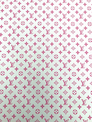 DIY Handmade Crafts Baby Pink LV for Custom Sneakers Bag Upholstery