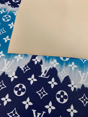 Blue Watercolor Normal Size LV leather